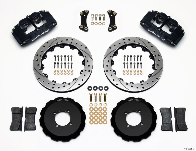 WIL Rotor Kit - Wilwood FSLI4 Front Hat Kit 13.00in Drilled 2003-05 Scion xA xB