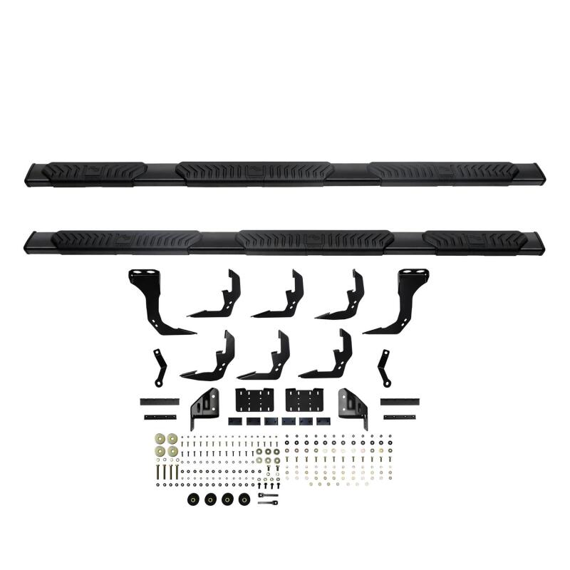 WES Nerf Bars - R5 - Westin 2019 Chevrolet Silverado/Sierra 1500 Crew Cab (5.5ft) R5 Modular Nerf Step Bars - Black