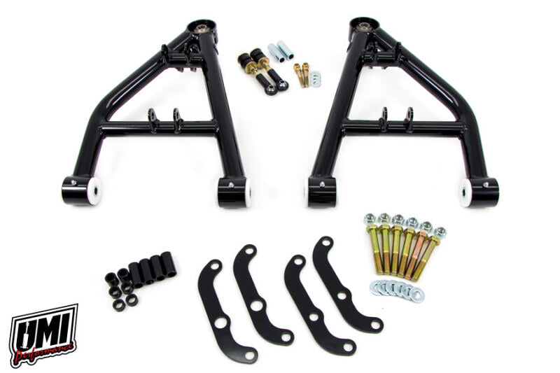 UMI Lower Control Arms - UMI Performance 64-72 GM A-Body Tubular Lower Front A-Arms Corner Max Tall Ball Joint