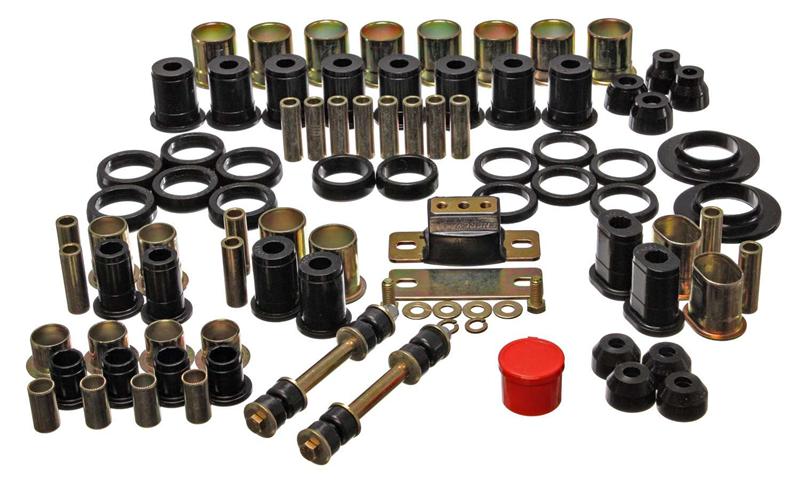 ES Hyper-Flex Sets - Black - Energy Suspension 66-72 Oldsmobile Cutlass/442/F-85/Europa Black Hyper-flex Master Bushing Set