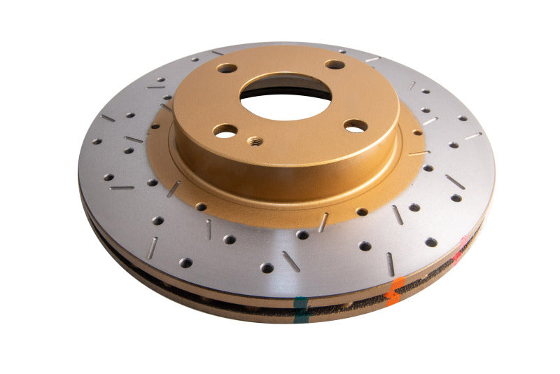 DBA 4000 Slot&Drill Rotors - DBA 94-97/99-05 MX-5 Miata Front Drilled & Slotted 4000 Series Rotor