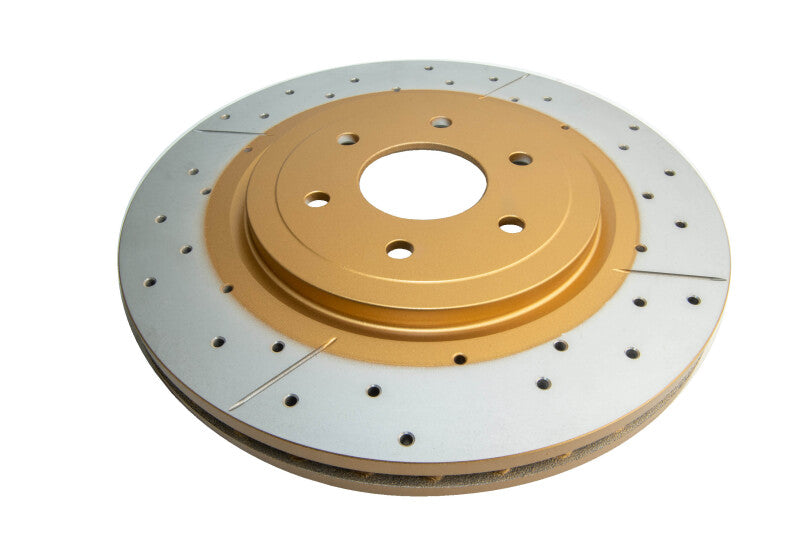 DBA Street Slot&Drill Rotors - DBA 08-12 Nissan Pathfinder 5.6L Front Drilled & Slotted Street Series Rotor