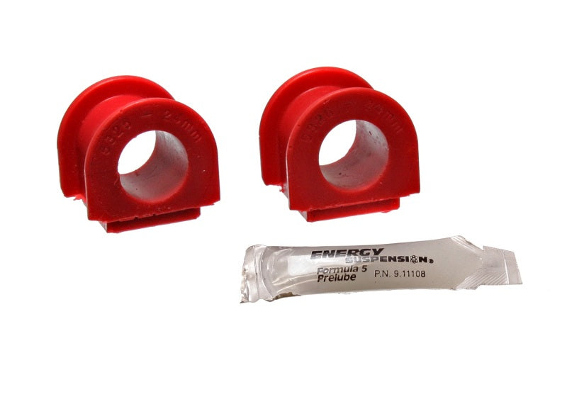 ES Sway Bar Bushings - Red - Energy Suspension 94-01 Acura Integra / 93-97 Honda Del Sol (including VTEC) Red 22mm Front Sway Bar