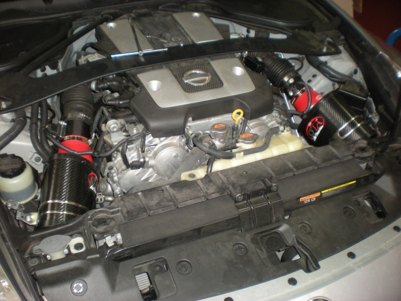 BMC Oval Trumpet Airbox - BMC 09+ Nissan 370Z 3.7L V6 Oval Trumpet Airbox Kit