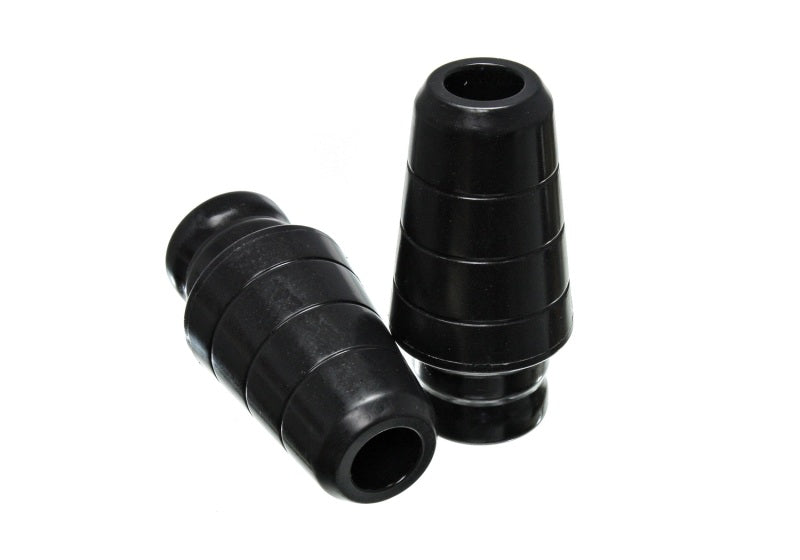 ES Bump Stops - Black - Energy Suspension 97-06 Jeep Wrangler TJ with 1 3/4 in lift Black Front Bump Stop Set (Set of 2)