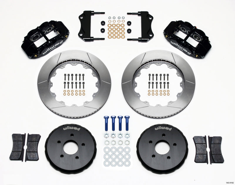 WIL Superlite Brake Kit - Wilwood Narrow Superlite 6R Front Hat Kit 14.00in Nissan 350Z/Fiti G35