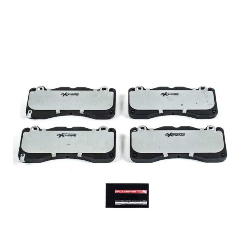 PSB Z26 Extreme Brake Pads - Power Stop 15-19 Ford Mustang Front Z26 Extreme Street Brake Pads w/Hardware