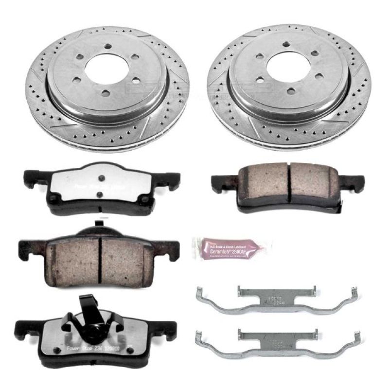 PSB Z36 Truck & Tow Kit - Power Stop 02-06 Ford Expedition Rear Z36 Truck & Tow Brake Kit