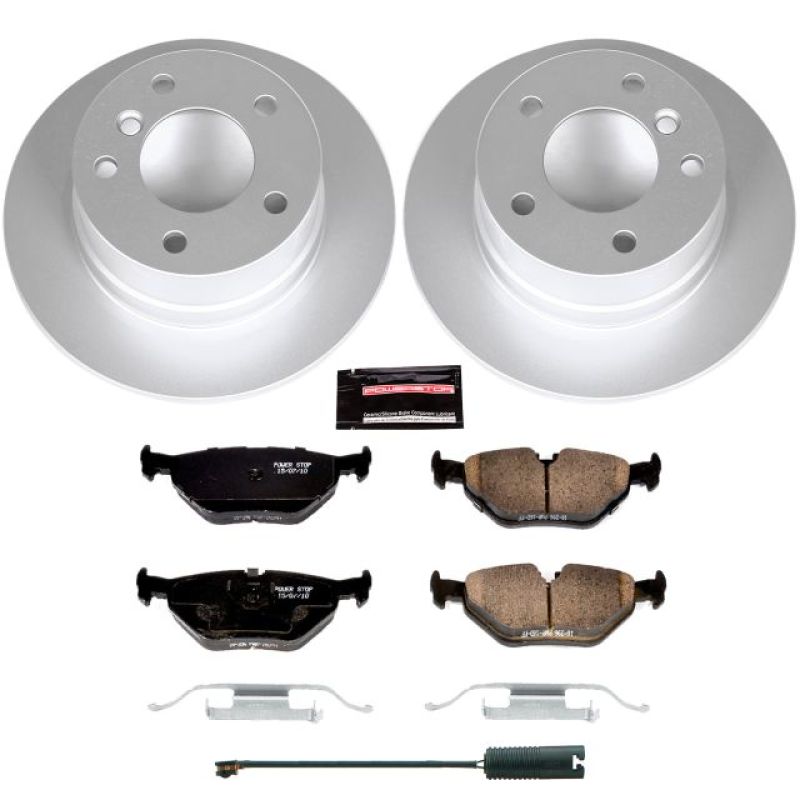 PSB Z23 Evolution Coated Kit - Power Stop 96-02 BMW Z3 Rear Z23 Evolution Sport Coated Brake Kit