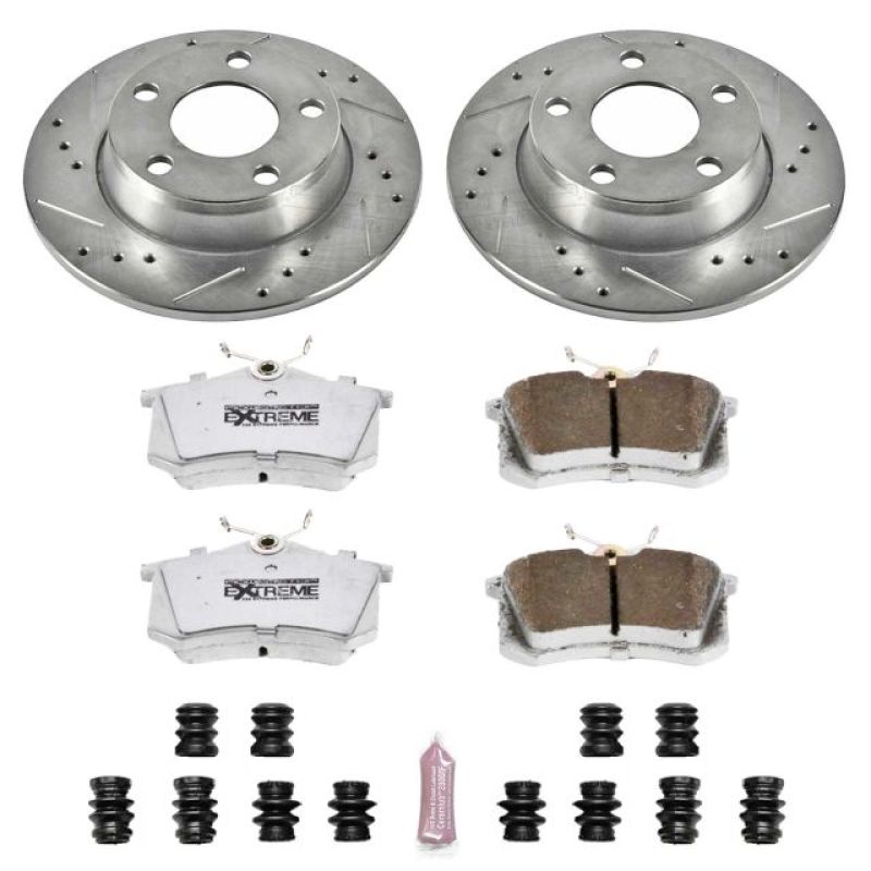 PSB Z26 Street Warrior Kit - Power Stop 01-05 Audi Allroad Quattro Rear Z26 Street Warrior Brake Kit