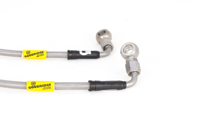 GR G-Stop Brake Line Kits - Goodridge 17-18 Honda Civic (Base/LX/EX) Stainless Steel Brake Line Kit