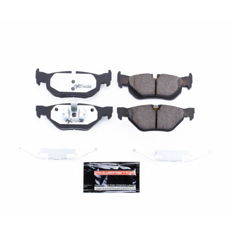 PSB Z26 Extreme Brake Pads - Power Stop 07-09 BMW 323i Rear Z26 Extreme Street Brake Pads w/Hardware