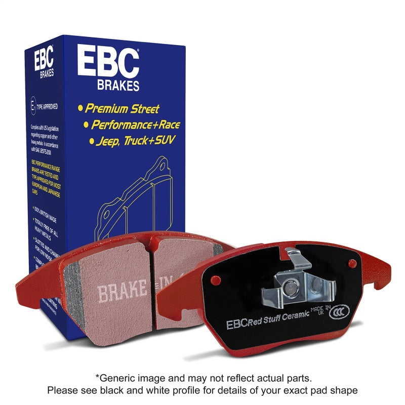 EBC Redstuff Brake Pad Sets - EBC 10-15 Hyundai Tucson 2.0 FWD Redstuff Front Brake Pads