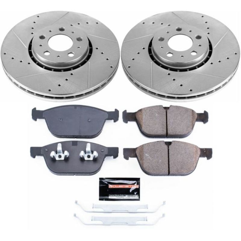 PSB Z23 Evolution Kit - Power Stop 03-14 Volvo XC90 Front Z23 Evolution Sport Brake Kit