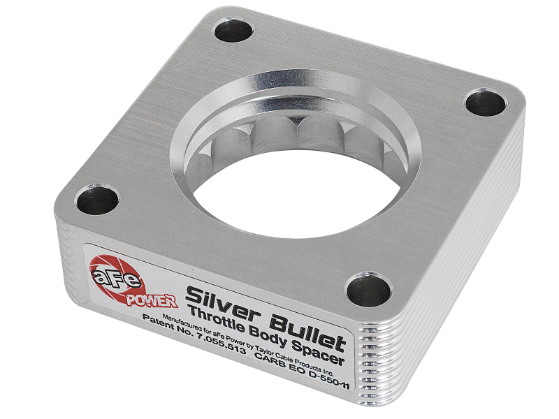 AFE Silver Bullet TBS CARB Approved - aFe Silver Bullet Throttle Body Spacers TBS Jeep Wrangler (TJ YJ) 91-06 4.0L