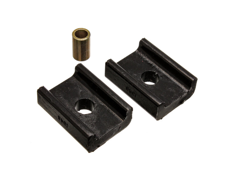 ES Trans Mounts - Black - Energy Suspension 62-80 MG MGB Black Transmission Buffer Mount Set