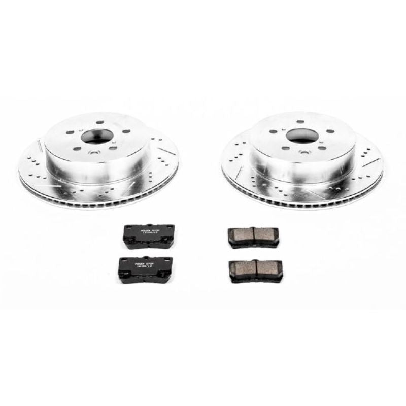PSB Z23 Evolution Kit - Power Stop 2006 Lexus GS300 Rear Z23 Evolution Sport Brake Kit