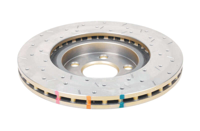 DBA 4000 Slot&Drill Rotors - DBA 01-10 Chrysler PT Cruiser Front 4000 Series Drilled & Slotted Rotor