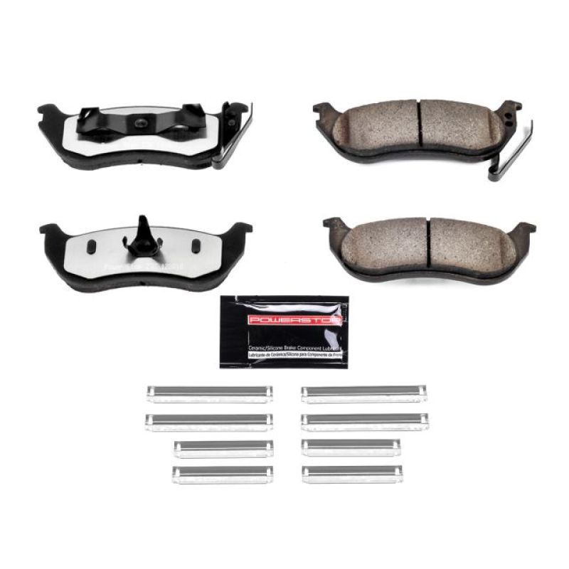 PSB Z36 Truck & Tow Brake Pads - Power Stop 03-07 Jeep Liberty Rear Z36 Truck & Tow Brake Pads w/Hardware