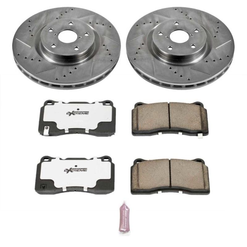 PSB Z26 Street Warrior Kit - Power Stop 05-14 Subaru Impreza Front Z26 Street Warrior Brake Kit