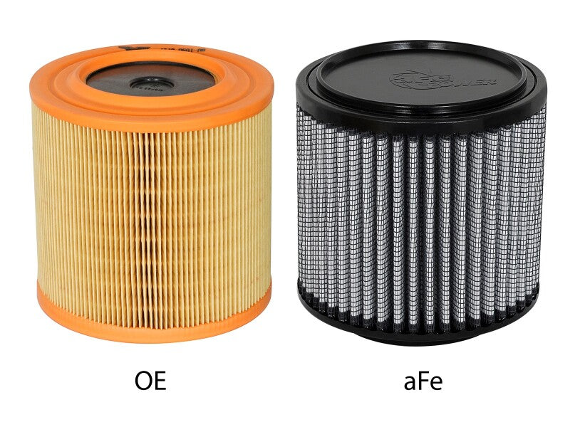 AFE Direct Fit Pro DRY S Air Filter - aFe MagnumFLOW OE Replacement Filter w/ Pro Dry S Media (Pair) 04-16 Aston Martin DB9 V12-6.0L