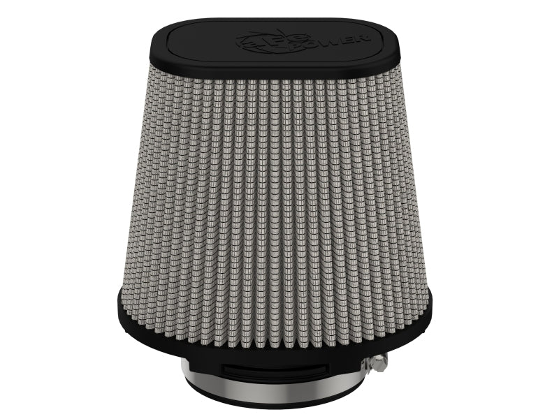 AFE Universal Pro Dry S Filter - aFe Magnum FLOW Pro DRY S Air Filter 4in F (7-3/4x6-1/2)in B (5-3/4x3-3/4)in T x 7in H