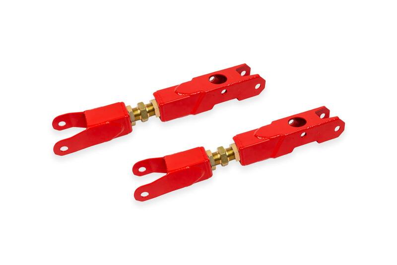 BMR Control Arms - BMR 16-24 Chevrolet Camaro (6th Gen) Adjustable Rear Lower Control Arm - Red