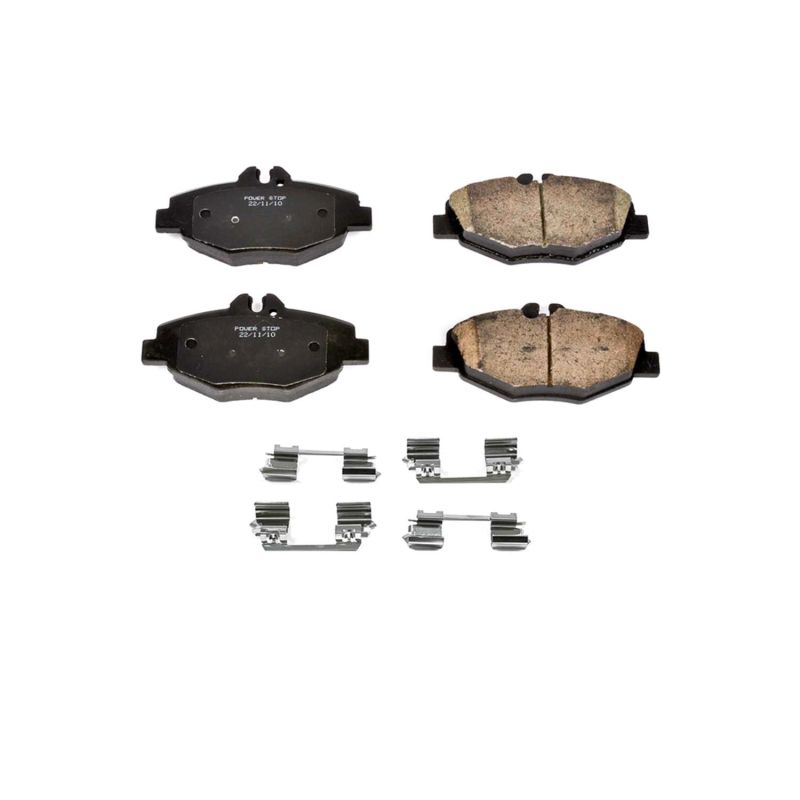PSB Z17 Evolution Brake Pads - Power Stop 03-09 Mercedes-Benz E320 Front Z17 Evolution Ceramic Brake Pads w/Hardware