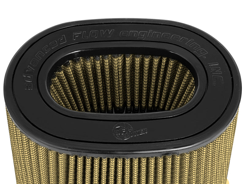 AFE PG7 Drop In Filter - aFe Momentum Intake Rep Air Filter w/PG7 Media-3in F (Dual) x (8.25x6.25)in B x (7.25x5)in T x 9in H