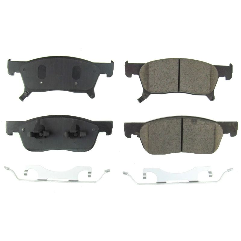 PSB Z17 Evolution Brake Pads - Power Stop 2019 Subaru Ascent Front Z17 Evolution Ceramic Brake Pads w/Hardware