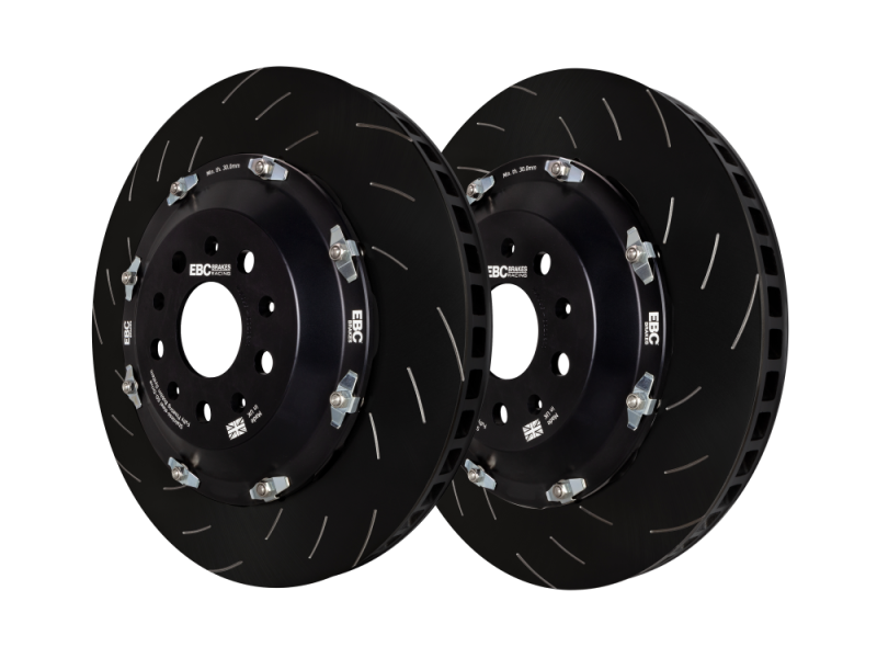 EBC 2 Piece Racing Rotors - EBC Racing 2020+ Chevrolet Corvette Stingray 6.2L (w/Z51 Perf Pack) 2 Piece SG Racing Front Rotors