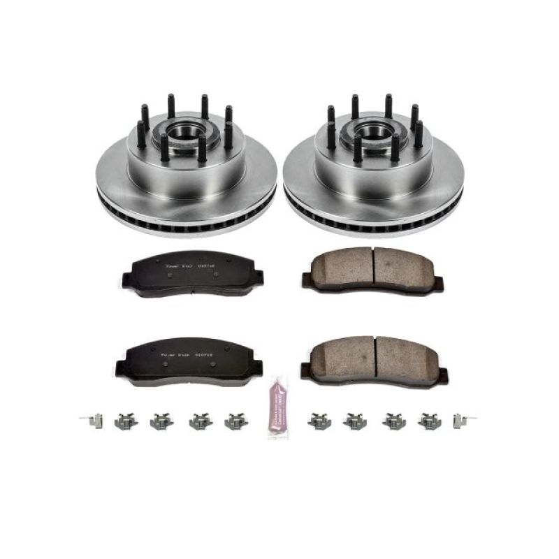 PSB Autospecialty Rotor - Power Stop 07-10 Ford F-350 Super Duty Front Autospecialty Brake Kit