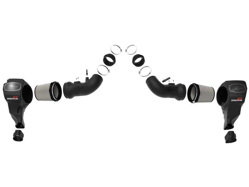 AFE Momentum GT Cold Air Intakes - aFe 24-25 Ford Mustang GT V8 5.0L Momentum GT Cold Air Intake System w/ Pro DRY S Filter