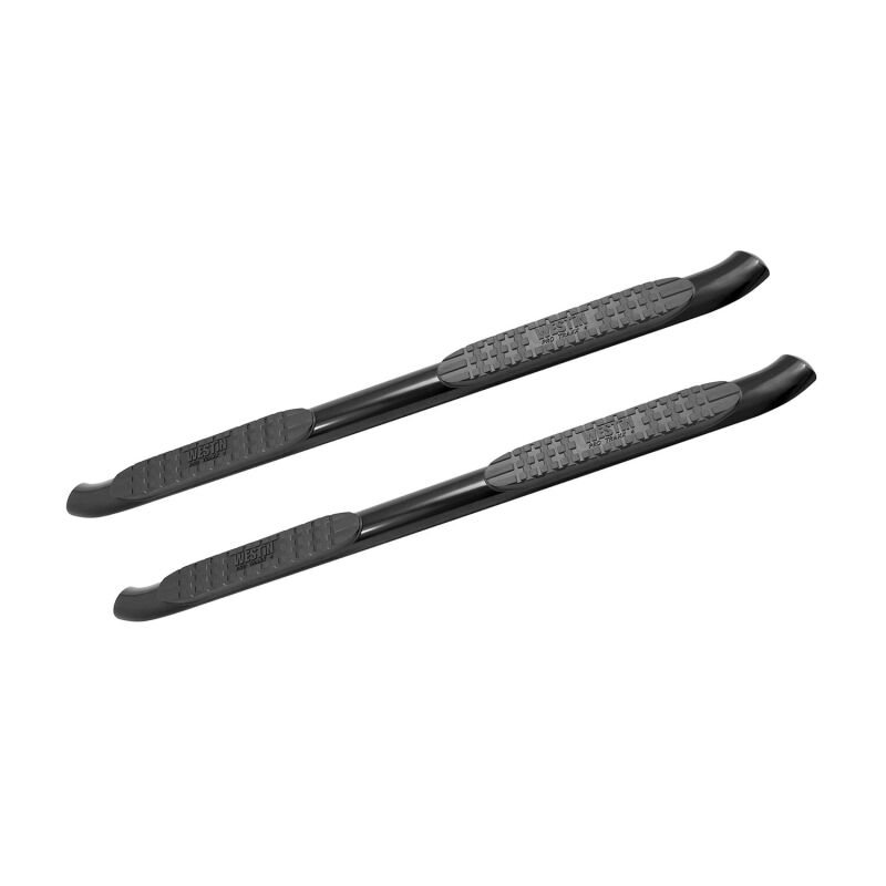 WES Nerf Bars - PRO TRAXX 4 - Westin 2007-2013 Chevy Silverado 1500 Reg Cab PRO TRAXX 4 Oval Nerf Step Bars - Black