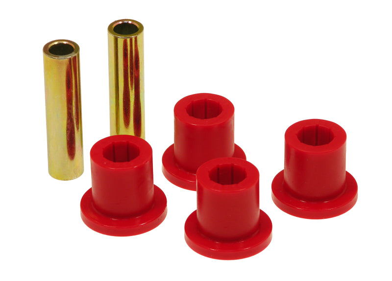 PRO Spring/Shackle Bush- Red - Prothane 87-96 Jeep Wrangler Front or Rear Frame Shackle Bushings - Red