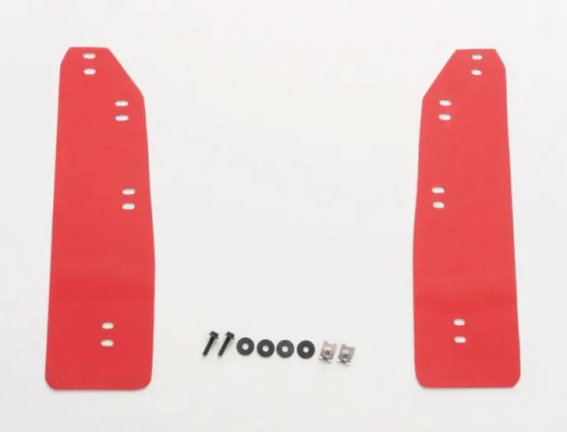 CUS Mud Flaps - Cusco 2023+ Honda Civic Type-R (FL5) EVA Bolt-On Red Mud Flap (Set of 2) - Front Only