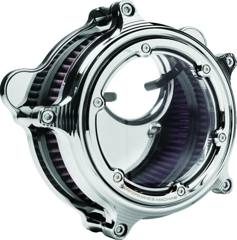 PFM Air Cleaners - Performance Machine Vision Air Cleaner (W/ Bezel) - Chrome