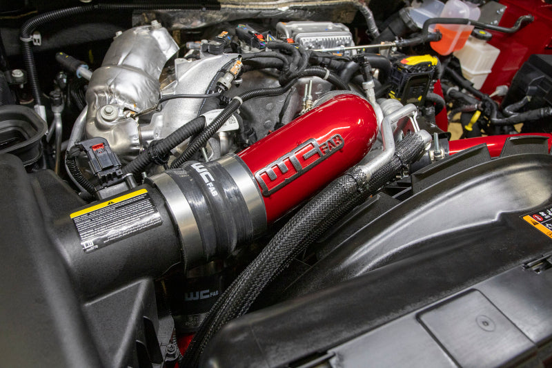 WCF Intake Pipe - Wehrli 2020-2024 Chevrolet 6.6L L5P Duramax 4in Intake Pipe (Use w/OEM Air Box) - Illusion Purple