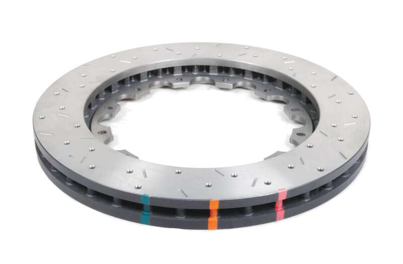 DBA 5000 Slot&Drill Rotors - DBA 06-12 Chevrolet Corvette Z06 5000 Series Drilled and Slotted Front Replacement Rotor