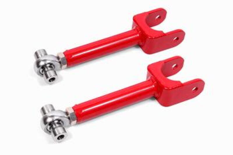 BMR Control Arms - BMR 78-87 G-Body Upper Control Arms DOM Single Adj Rod Ends - Red