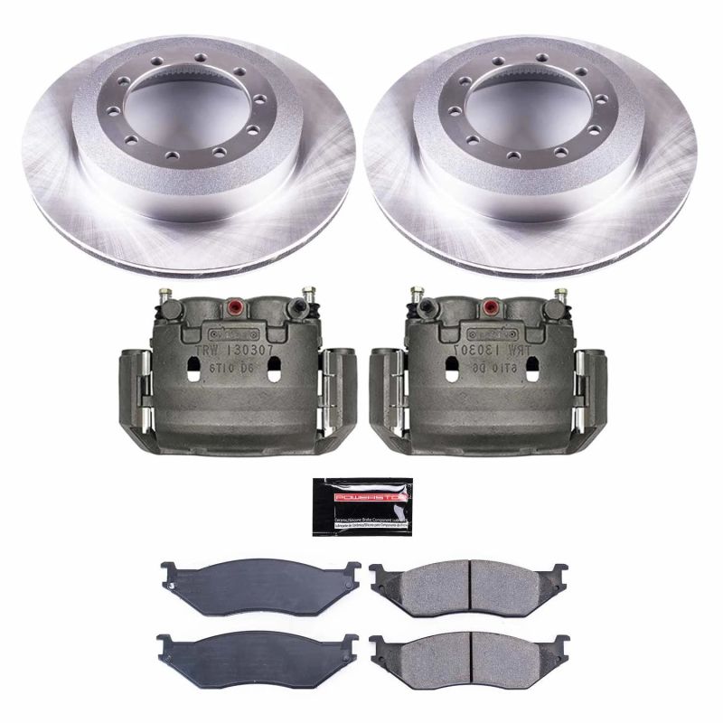 PSB Autospecialty Rotor - Power Stop 02-04 Ford F-550 Super Duty Rear Autospecialty Kit w/Cals