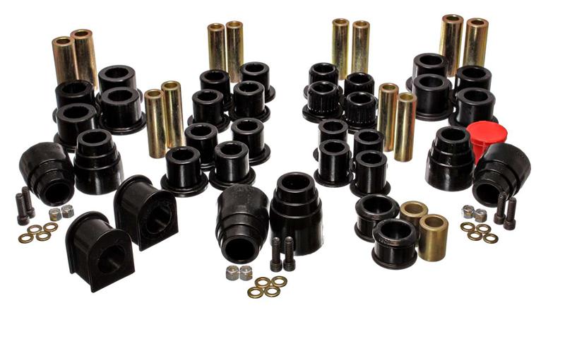ES Hyper-Flex Sets - Black - Energy Suspension 00-04 Ford Excursion 4WD Black Hyper-flex Master Bushing Set