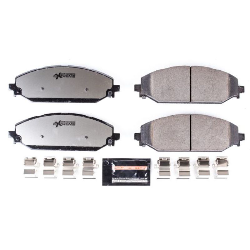 PSB Z36 Truck & Tow Brake Pads - Power Stop 2019 Ram 1500 Front Z36 Truck & Tow Brake Pads w/Hardware