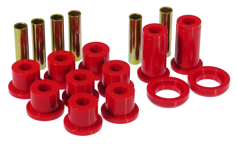 PRO Spring/Shackle Bush- Red - Prothane 82-00 GM S-Series 2/4wd Rear Spring & Shackle Bushings - Red