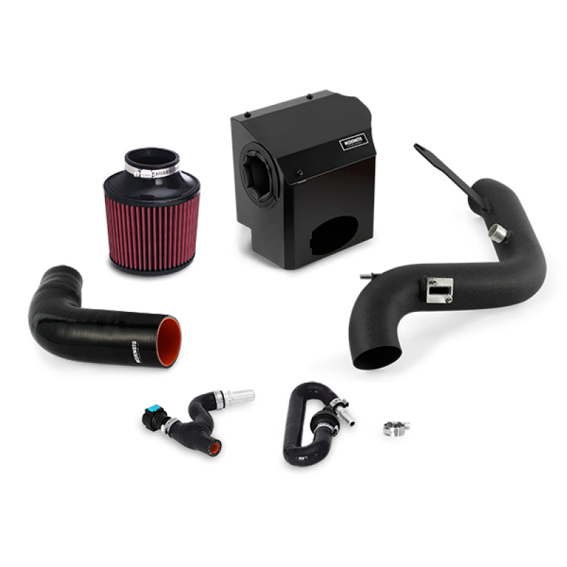 MM Air Intakes - Mishimoto 2016 Ford Fiesta ST 1.6L Performance Air Intake Kit - Wrinkle Black