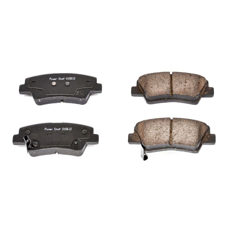 PSB Z16 Evolution Brake Pads - Power Stop 12-19 Hyundai Accent Rear Z16 Evolution Ceramic Brake Pads