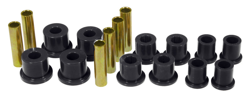 PRO Spring/Shackle Bush- Blk - Prothane 89-95 Ford Ranger Spring & Shackle Bushings - Black