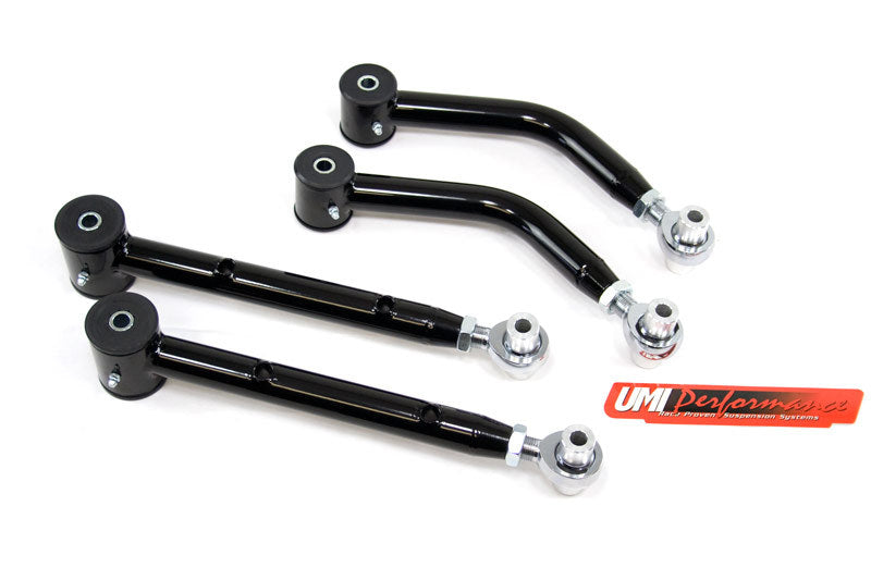 UMI Control Arm Kits - UMI Performance 71-75 GM H-Body Adjustable Upper & Lower Control Arm Kit