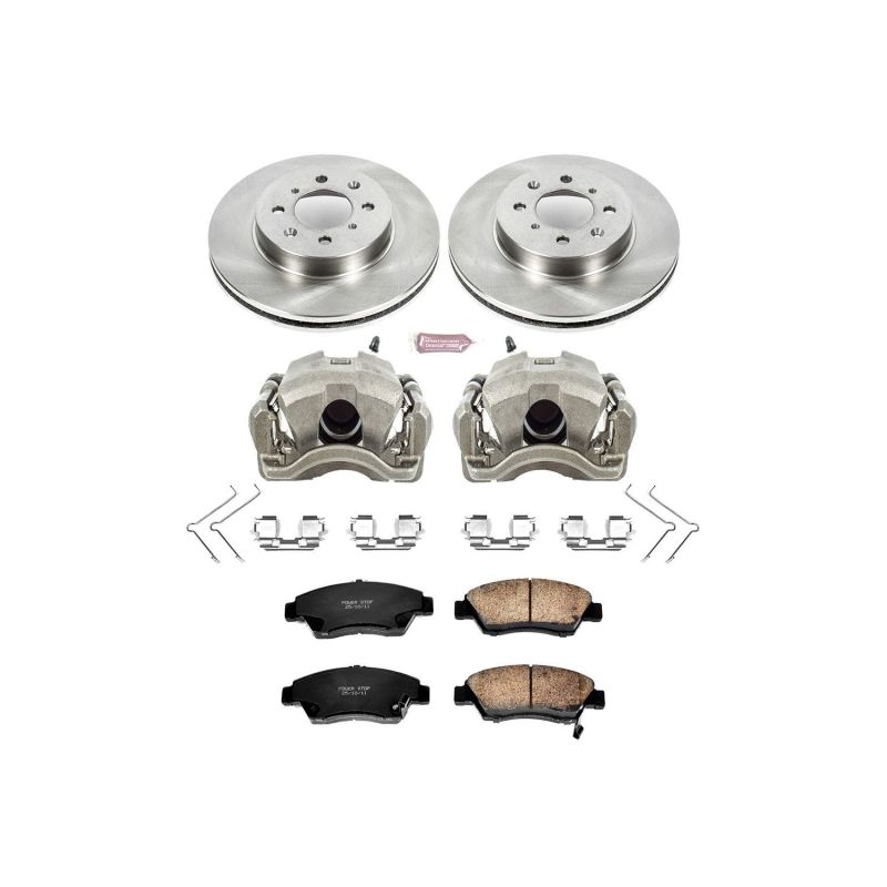 PSB Autospecialty Kit w/Cals - Power Stop 03-05 Honda Civic Front Autospecialty Brake Kit w/Calipers