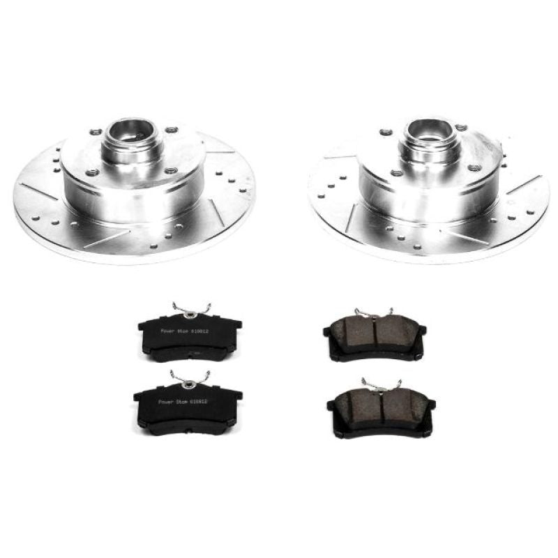 PSB Z23 Evolution Kit - Power Stop 99-02 Volkswagen Cabrio Rear Z23 Evolution Sport Brake Kit